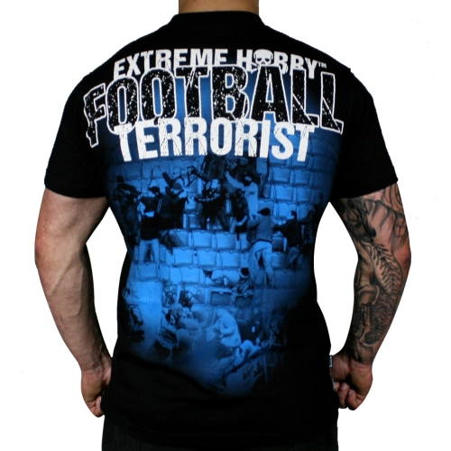 Koszulka "Football Terrorist" niebieska