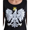 Koszulka damska Orzeł czarna Aquila - patriotyczna