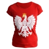 Koszulka damska Orzeł czerwona Aquila - przód