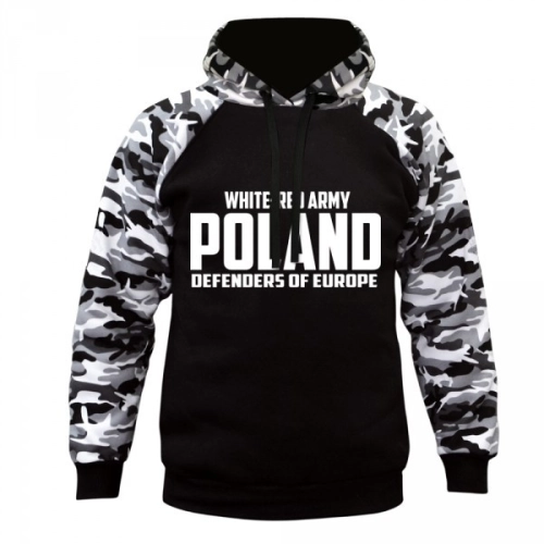 Bluza z kapturem Poland Urban Camo Aquila - przód