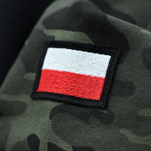 Bluza rozpinana z kapturem Orzeł Camo Aquila - flaga Polski