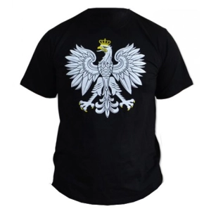 Koszulka Orzeł czarna Aquila - przód