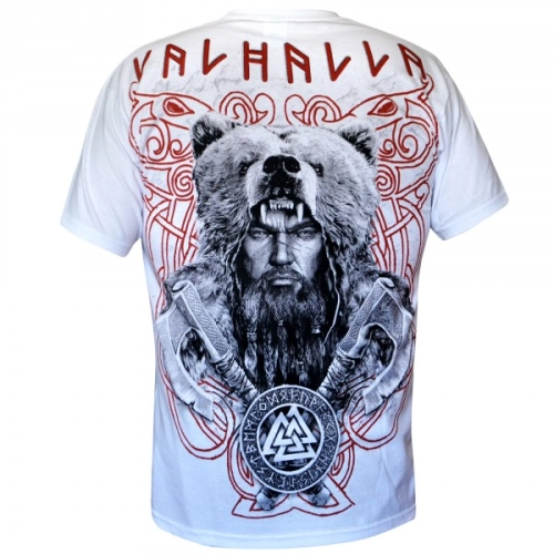 Koszulka Viking - Valhalla biała Aquila - tył