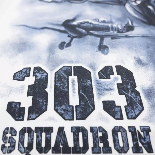 Koszulka Squadron 303 biała HD Aquila - dywizjon