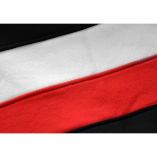 Bluza patriotyczna rozpinana z kapturem Wielka Polska czarna Aquila - pasy