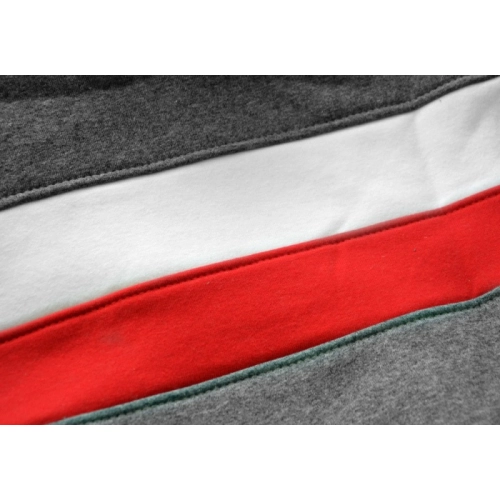 Bluza patriotyczna z kapturem Wielka Polska szara Aquila - pasy