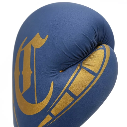 Rękawice bokserskie Sericum niebieskie Cohortes - logo