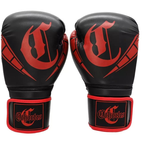 Rękawice bokserskie Aculeo black/red Cohortes - fighterskie