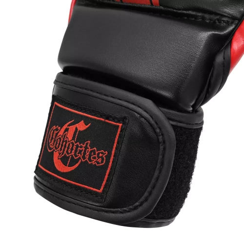 Rękawice sparingowe MMA Red Optimum 2.0 Cohortes - nadgarstek