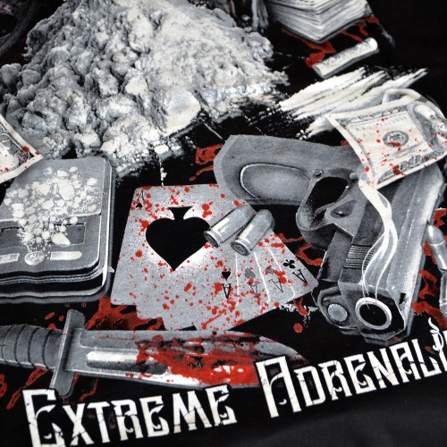 Koszulka Thug Life Extreme Adrenaline - nadruk
