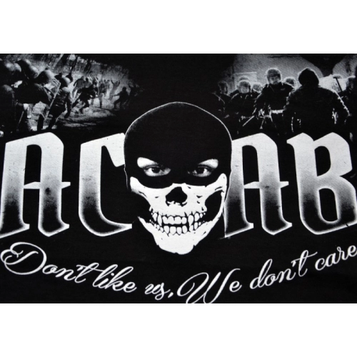 Koszulka ACAB Dont Like Us - nadruk przód