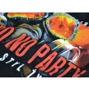 Bluza z kapturem No Pyro No Party Extreme Adrenaline - nadruk tył