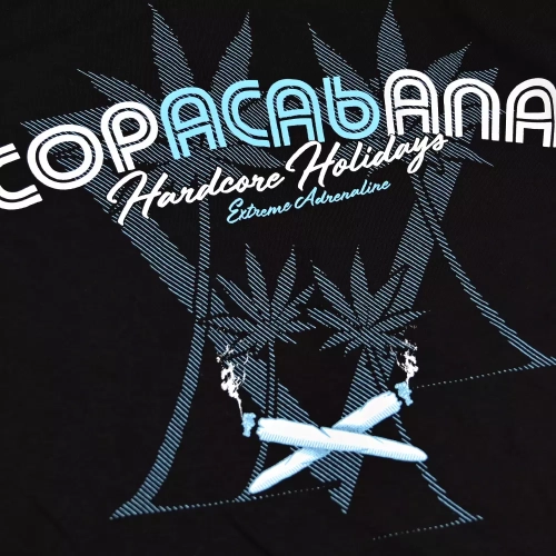 Koszulka Copacabana czarna Extreme Adrenaline - nadruk przód