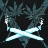 Bluza copACABana czarna Extreme Adrenaline - marihuana