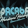 Bluza z kapturem copACABana czarna Extreme Adrenaline - nadruk przód