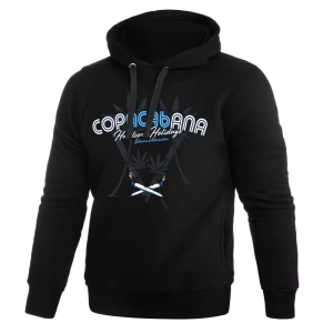 Bluza z kapturem copACABana czarna Extreme Adrenaline - przód