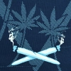 Bluza z kapturem copACABana granatowa Extreme Adrenaline - marihuana