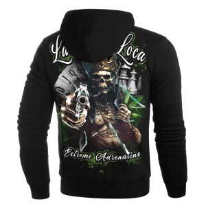 Bluza z kapturem La Vida Loca Extreme Adrenaline - tył