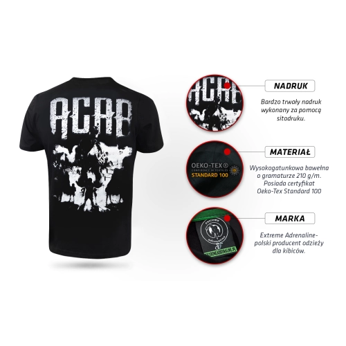 Koszulka ACAB Extreme Adrenaline - infografika