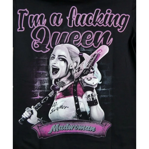 Koszulka damska Harley Quinn MADMAN - nadruk tył