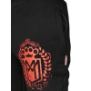 Spodnie dresowe Logo czarne MADMAN - nadruk przód