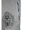 Spodnie dresowe Logo szare MADMAN - nadruk przód