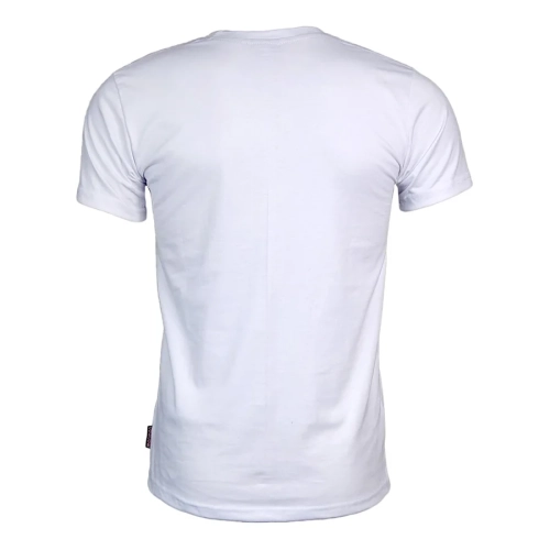 Koszulka Small Logo biała MADMAN - tył