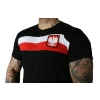 Koszulka Polska czarna MADMAN - nadruk przód