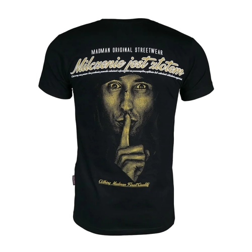 Koszulka Milczenie jest Złotem MADMAN - tył