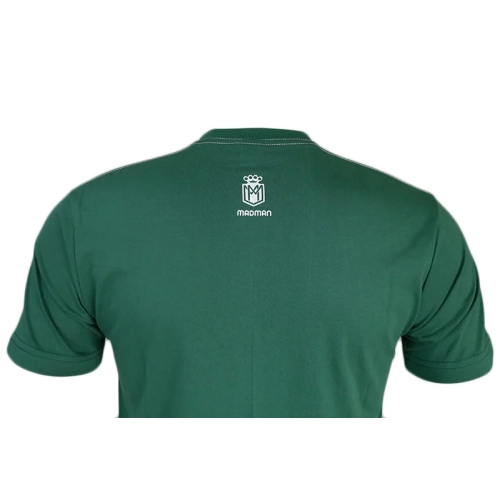 Koszulka MM zielona MADMAN - nadruk tył
