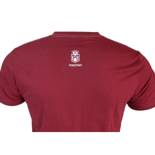 Koszulka MM bordowa MADMAN - nadruk tył