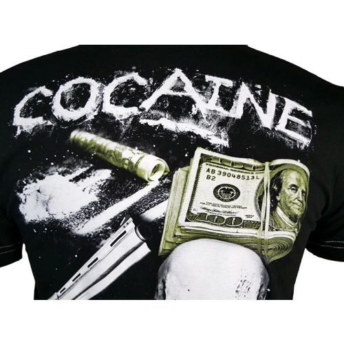 Koszulka Cocaine MADMAN - nadruk tył