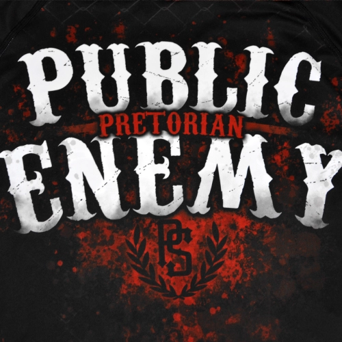 Rashguard Public Enemy Pretorian - nadruk tył