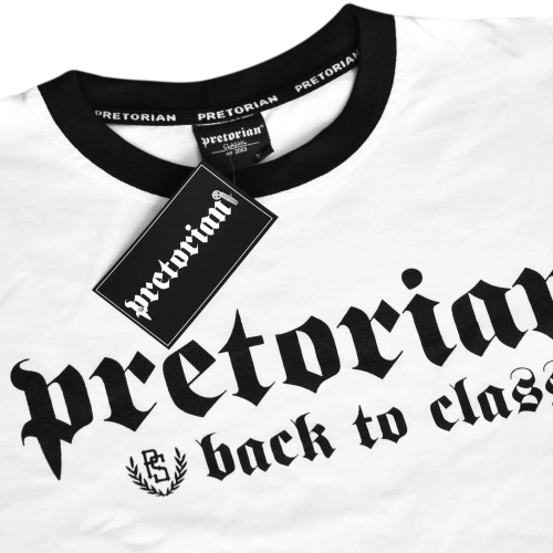 Koszulka Back to Classic biała Pretorian - metka