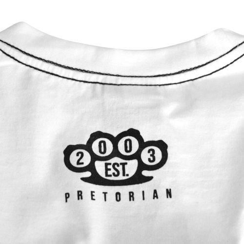 Koszulka Public Enemy biała Pretorian - nadruk tył