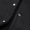 Bluza bejsbolówka Logo czarn-grafitowa Pretorian - guziki