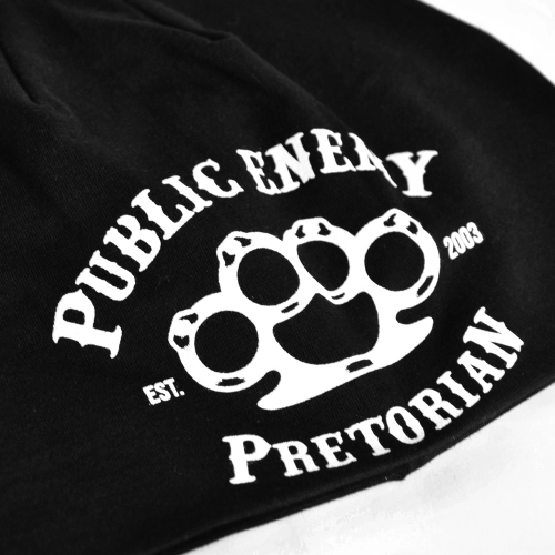Czapka Public Enemy czarna Pretorian - streetwear