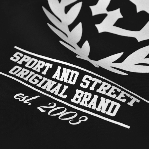 Bluza Sport & Street czarna Pretorian - detale