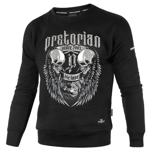 Bluza Die Last czarna Pretorian - przód