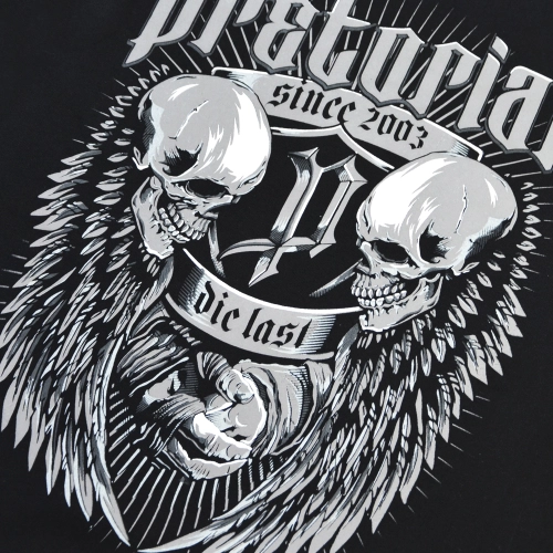 Bluza Die Last czarna Pretorian - nadruki