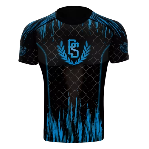 Rashguard Blue Splash Pretorian - przód