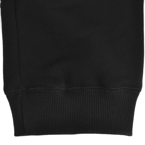 Spodnie dresowe Public Enemy czarne - ściągacz Pretorian - nogawka