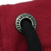 Spodenki bawełniane PS bordowe Pretorian - oczko z logo