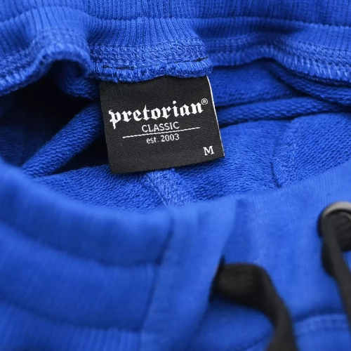 Spodenki bawełniane PS niebieskie Pretorian - metka