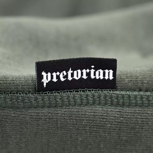 Spodnie dresowe PS khaki - ściągacz Pretorian - metka