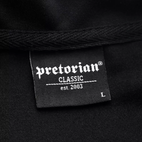 Bluza rozpinana PS czarna Pretorian - metka