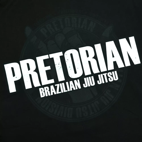 Rashguard longsleeve Brazilian Jiu Jitsu Pretorian - nadruk przód