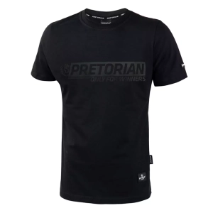 Koszulka Side czarno-czarna Pretorian - przód