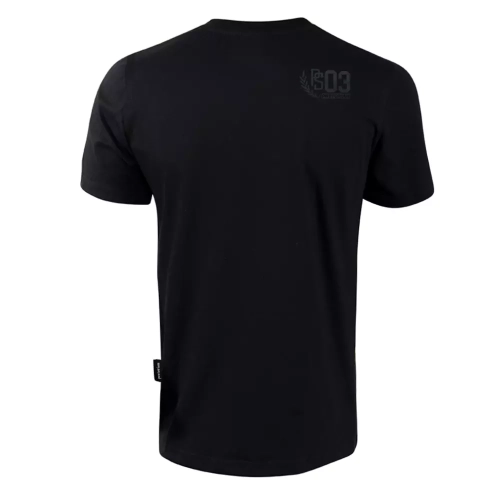 Koszulka Side czarno-czarna Pretorian - tył