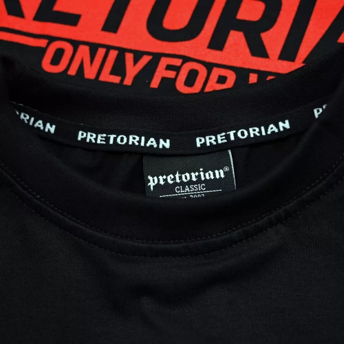 Koszulka Side czarna Pretorian - metka